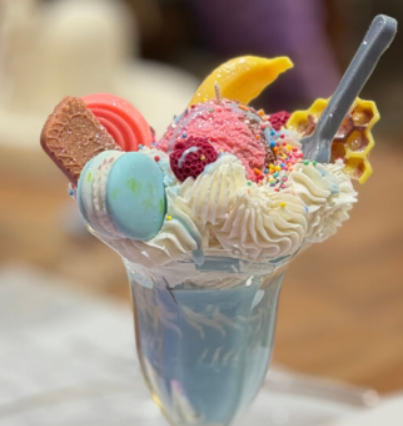 Dessert-style candle made at Web of Life